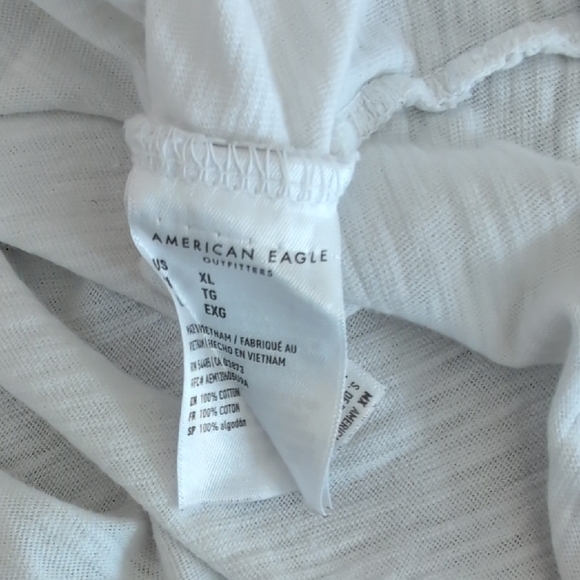 American Eagle Pink Tie-Dye Ombre Tee Men's Tshirt - Picture 6 of 6